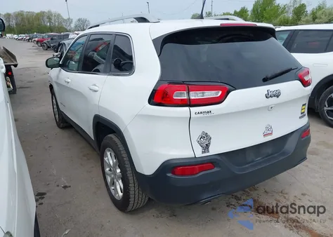 2017 Jeep Cherokee Latitude Fwd из США, поврежденный, VIN 1C4PJLCB4HD218750
